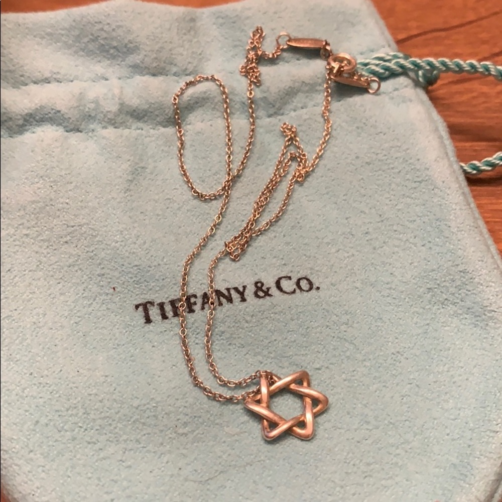 Tifffany Star of David Peretti necklace silver